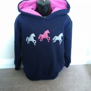 children  nelson ashby equestrian  Cloud Pony hoodie 
